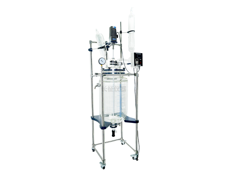 托盤(pán)式雙層玻璃反應(yīng)釜